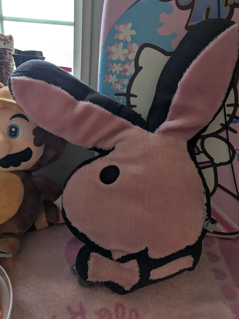 Playboy Bunny Pillow Black Eye